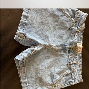 Levi's Sky Blue Denim Shorts